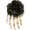 BARETTE CHEVEUX MAIN DE SQUELETTE