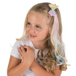 BARRETTE NUD LICORNE MÈCHE CHEVEUX 40CM PASTEL