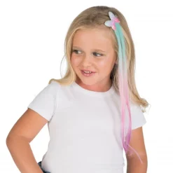 BARRETTE PAPILLON MÈCHE CHEVEUX 5.5X45CM