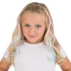 2 BARRETTES COEUR MÈCHE CHEVEUX 5.5X45CM