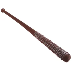 BATTE DE BASEBALL PLASTIQUE BARBELÉ SANG 73CM