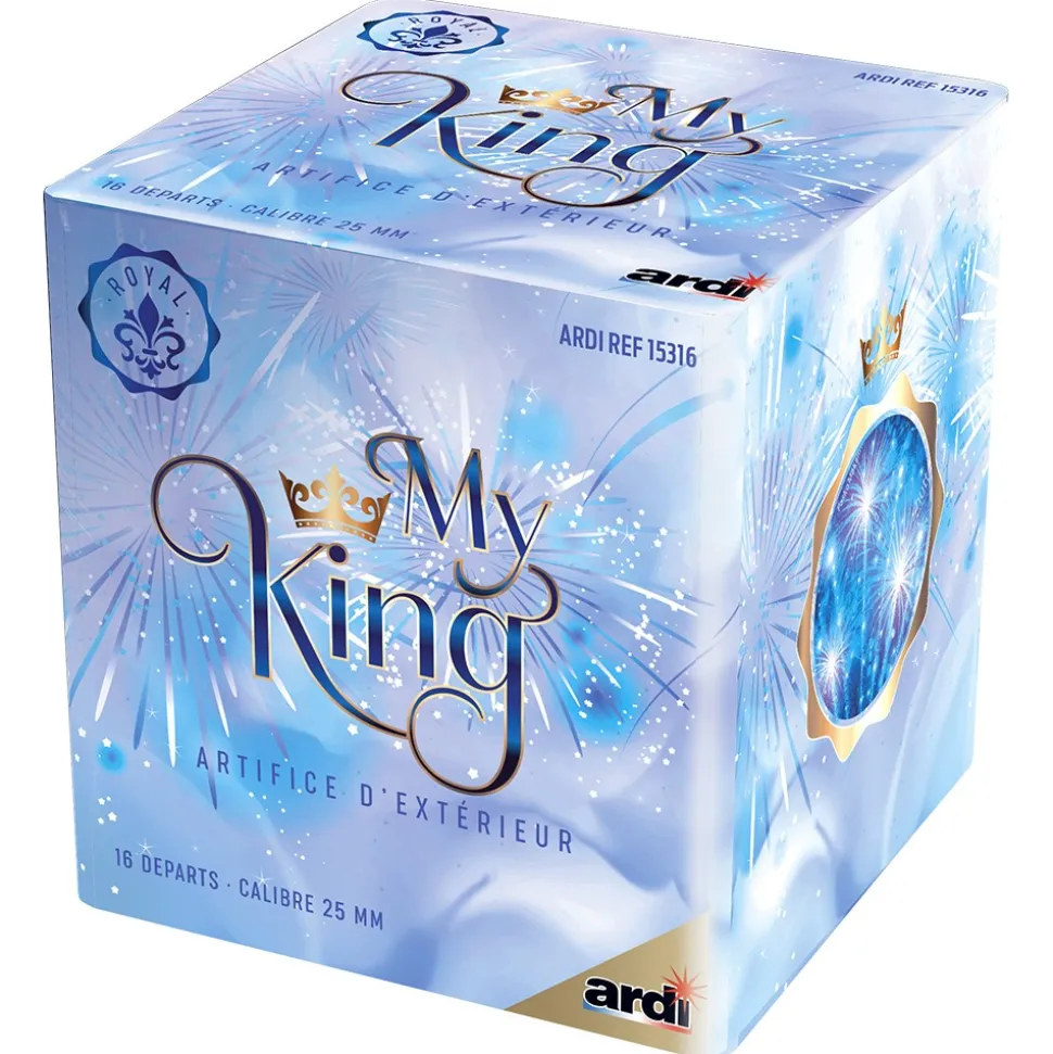 BATTERIE ARTIFICE MY KING BLEU - F2