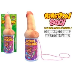 BIBERON PÉNIS TÉTINE SILICONE 24CM