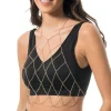BIJOU DE CORPS CHAÎNETTES LOSANGE OR DOS NU FEMME