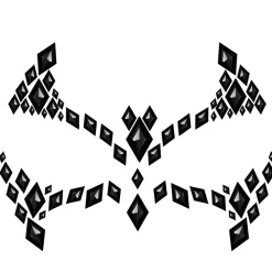 BIJOUX ADHÉSIFS VISAGE CHAUVE-SOURIS