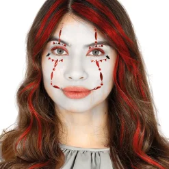 BIJOUX VISAGE ADHÉSIFS CLOWN
