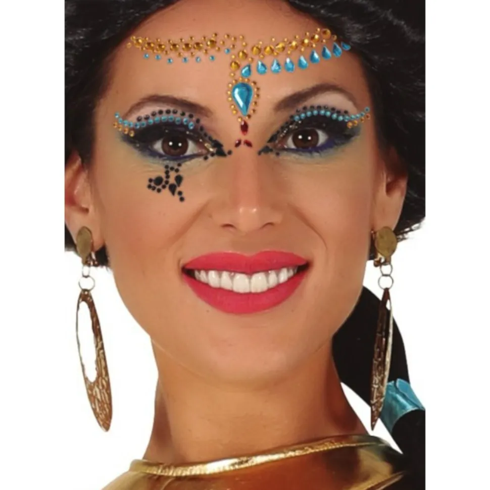 BIJOUX VISAGE ADHÉSIFS RENNE ÉGYPTE FEMME