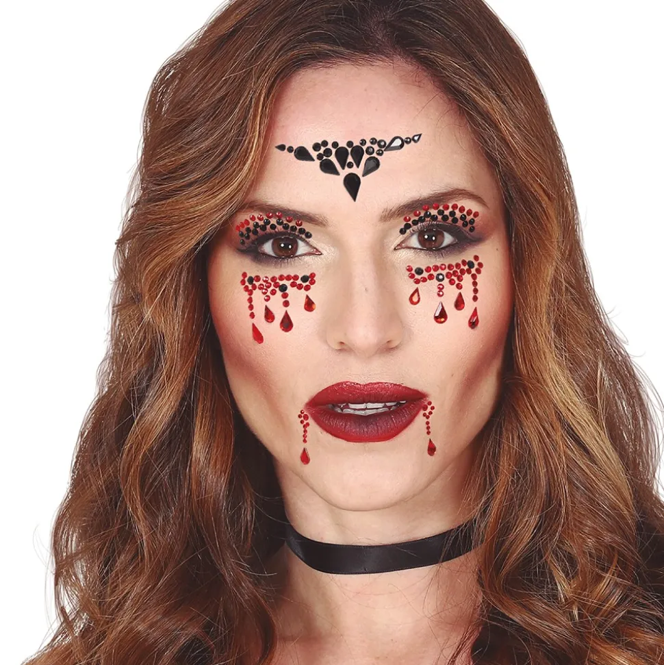 BIJOUX VISAGE ADHÉSIFS VAMPIRE
