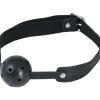 BÂILLON NOIR AJUSTABLE BOUCHE SADO MASO ADULTE