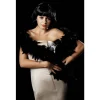 BOA PLUMES GLAMOUR 180CM 80G NOIR FEMME