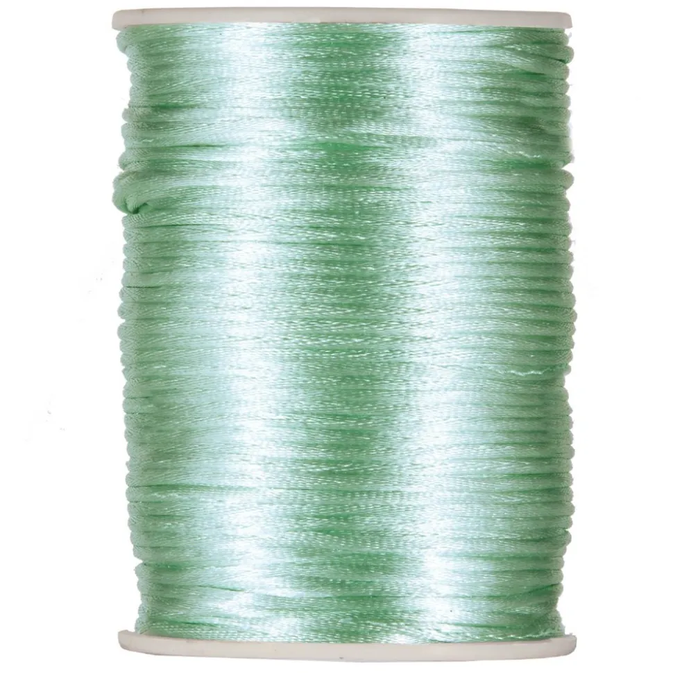 BOBINE CORDON QUEUE DE RAT 2MMX100M VERT