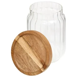 BOCAL STRIÉ VERRE 0.5L 9X12.3CM