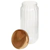 BOCAL STRIÉ VERRE 1L 9X20.4CM