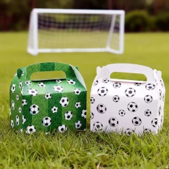 6 BOITES CARTON CADEAU FOOTBALL BALLON 15.5X9X15CM