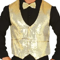 BOLÉRO VESTE SEQUINS OR HOMME