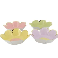 8 BOLS CARTON VICHY 13.5CM PASTEL
