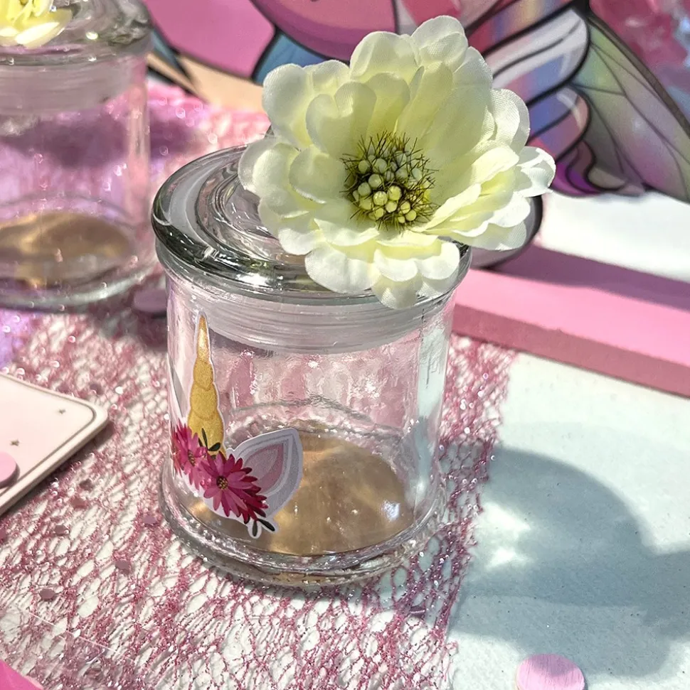 BONBONNIÈRE CONFISEUR VERRE 6X8.7CM TRANSPARENT
