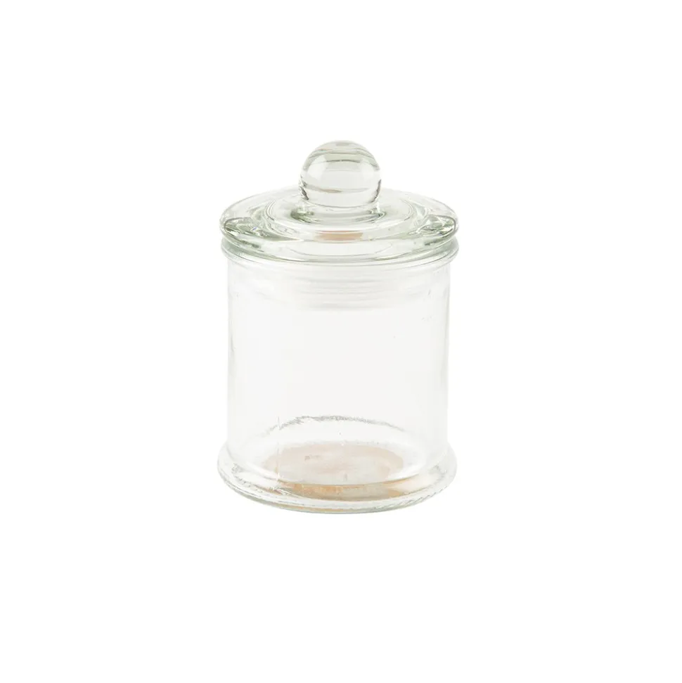 BONBONNIÈRE CONFISEUR VERRE 6X8.7CM TRANSPARENT