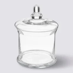 BONBONNIÈRE VERRE AVEC COUVERCLE 14X18CM