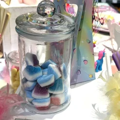 BONBONNIÈRE VERRE AVEC COUVERCLE 18.7CM