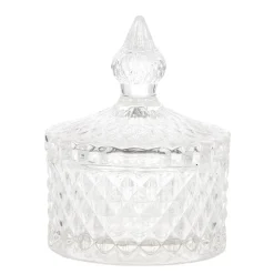 BONBONNIÈRE VERRE STYLE IMPÉRIAL 11X8CM