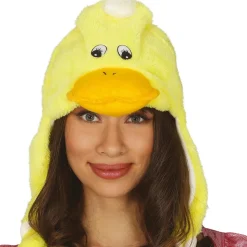 BONNET CANARD JAUNE SATURNIN ADULTE