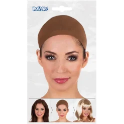 BONNET FILET À CHEVEUX BEIGE