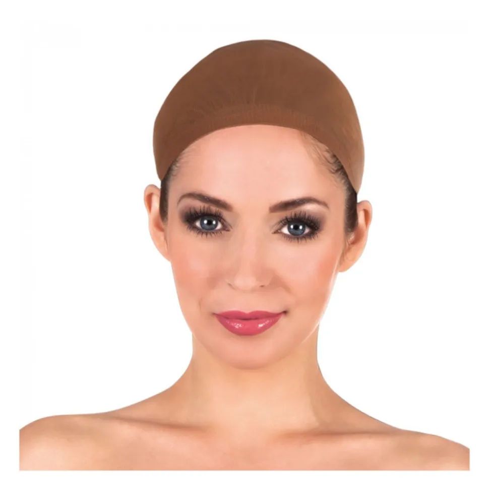 BONNET FILET À CHEVEUX BEIGE