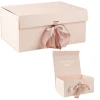 BOÎTE CARTON PLIABLE TÉMOIN 33.4X23.5X15.3CM ROSE