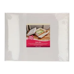 BOÎTE À GÂTEAU 40X30X15CM BLANC