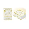 BOÎTE PÂTISSIÈRE CARTON EID 8X24X20CM BLANC OR