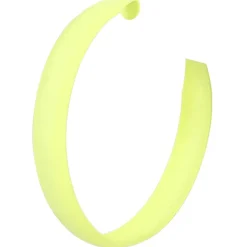 BOUCLES OREILLES CRÉOLES FLUO JAUNE ADULTE