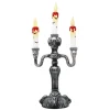 BOUGEOIR 3 BOUGIES LUMIÈRE 40CM