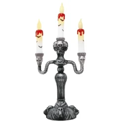 BOUGEOIR 3 BOUGIES LUMIÈRE 40CM