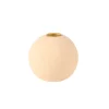 BOUGEOIR CÉRAMIQUE BOULE DÉSERT ROSE 8.2X9CM NUDE