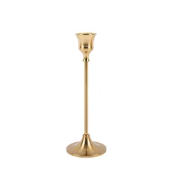 BOUGEOIR LAITON LE RAFFINÉ 19.5CM OR
