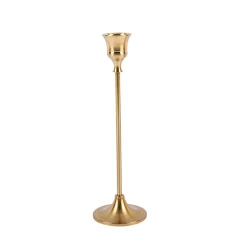 BOUGEOIR LAITON LE RAFFINÉ 22.5CM OR