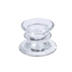 BOUGEOIR SUÊDE TRANSPARENT 4 CM