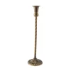 BOUGEOIR TORSADÉ RÉTRO 34.3CM BRONZE
