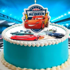 BOUGIE ANNIVERSAIRE 2D CARS 7.5CM