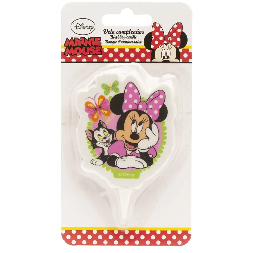 BOUGIE ANNIVERSAIRE 2D MIINNIE 7.5CM