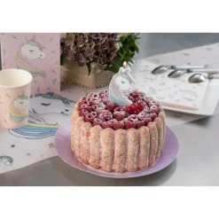 BOUGIE ANNIVERSAIRE LICORNE ARC-EN-CIEL 4.7X7.CM