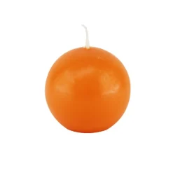 BOUGIE BOULE SÉCURITÉ 10H 60MM MANDARINE