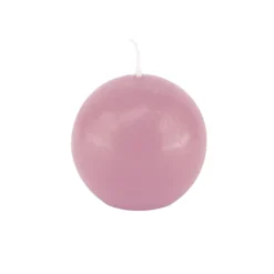 BOUGIE BOULE SÉCURITÉ 10H 60MM ROSE ANTIQUE