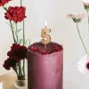 BOUGIE CHIFFRE 5 CIRE ANNIVERSAIRE 4.5CM OR