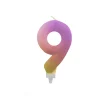 BOUGIE CHIFFRE 9 FÉERIQUE PASTEL 9CM