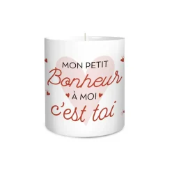 BOUGIE CÉRAMIQUE MON PETIT BONHEUR À MOI C'EST TOI