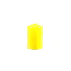 BOUGIE CYLINDRE SÉCURITÉ 36H 100X60 JAUNE