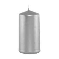 BOUGIE CYLINDRE SÉCURITÉ 28H 100X60MM ARGENT