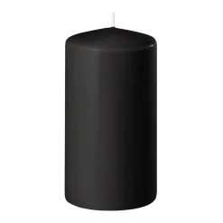 BOUGIE CYLINDRE SÉCURITÉ 15H 70X50MM NOIR